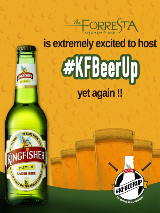 The Forresta Kitchen and bar hosted #KFBeerUp Jaipur Edition